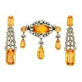 Imperial Topaz Demi-Parure