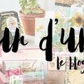 "Watercolor wings" : blog hop