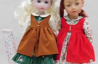 Nouveau patron "Faline" pour Fashion Friends, Little Kidz de Götz .... et Moppets!