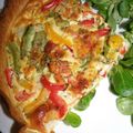 Quiche surimi et poivrons