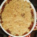 Crumble de courgettes