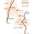 (LGV) Poitiers - Limoges: une étude sur la ligne