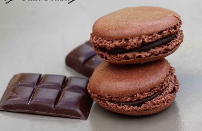 Macarons au chocolat ( selon Christophe FELDER)