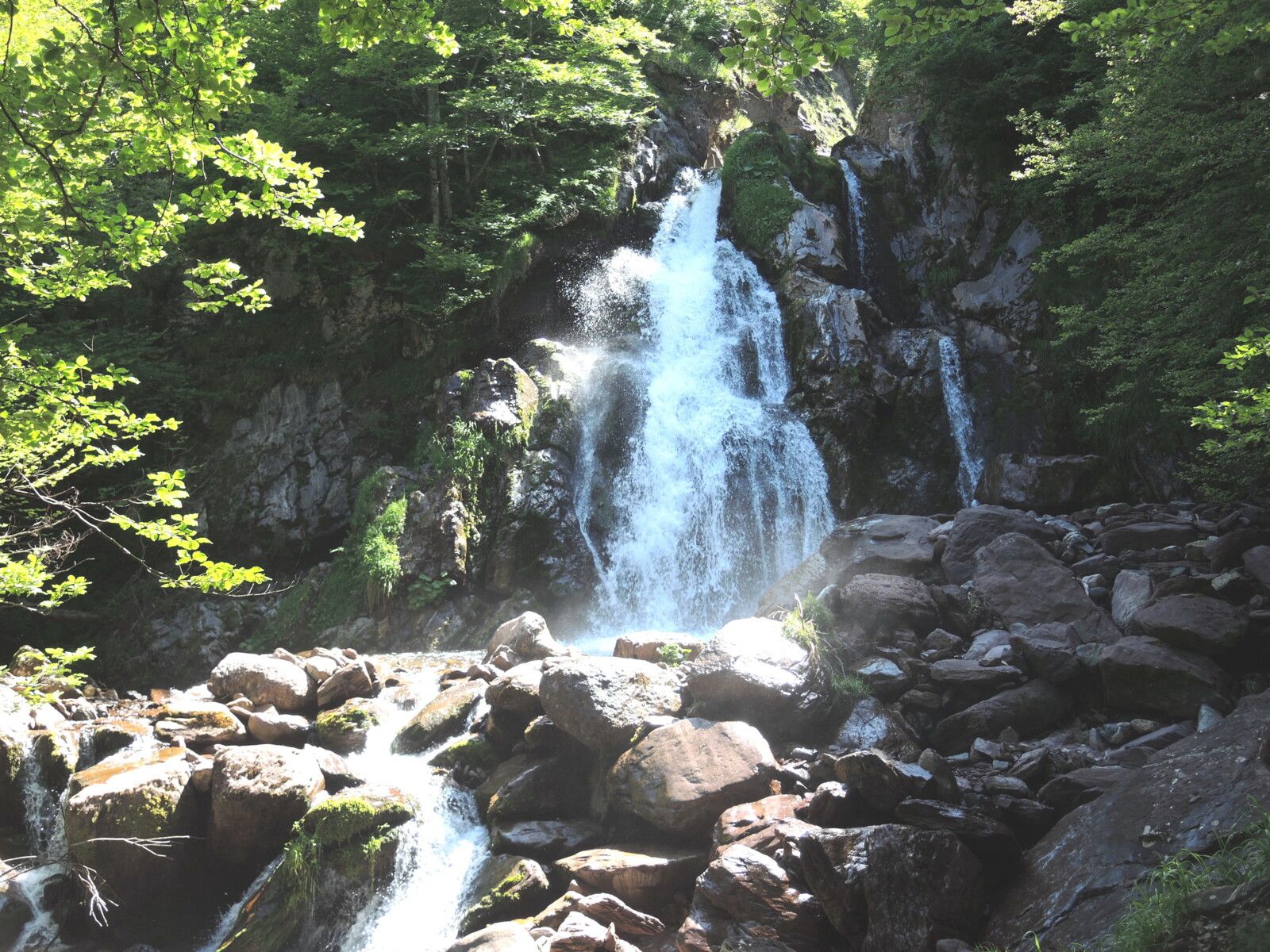 Aguas Tuertas, retour ensoleillé, cascade d'Espélunguère (Espagne)
