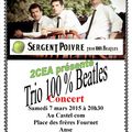 Concert 100% Beatles avec le Trio Sergent Poivre le 7 mars