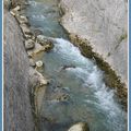 La rivière Drôme et sa chute au Claps
