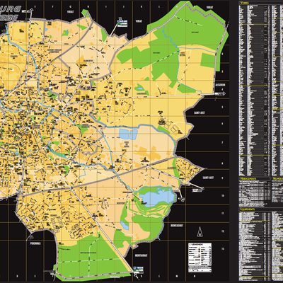 Des plans de communes: Bourg-en-Bresse (F-01000 )