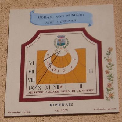 Cadrans solaires de la Alta Val di Susa : 1 - Clavières, Cesana-Torinese