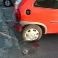 Actes de vandalisme sur le parking du boulevard des Chasselas