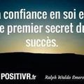 La confiance en soi est le premier secret du succès 💙💙💙... 