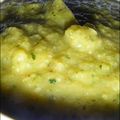 Velouté de courgettes au curry