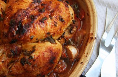 Poulet aux 30 gousses d'ail