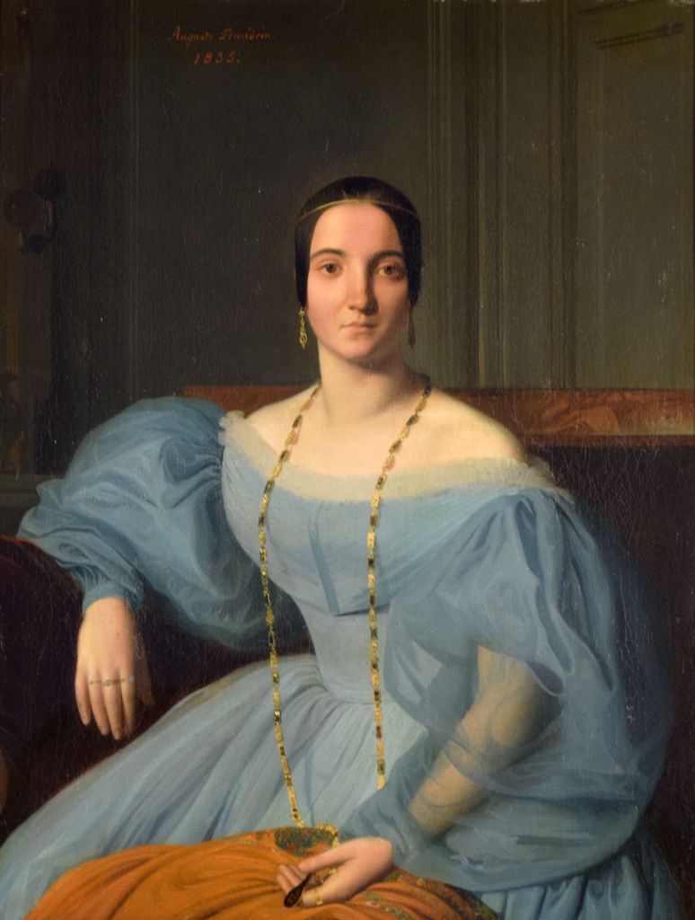 Auguste Flandrin (Lyon, 1804-1842) - Mathilde Mirabel-Chambaud (1835)