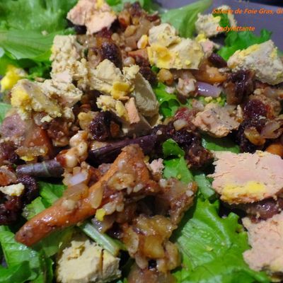 Salade de Foie Gras, Girolles et Fèves