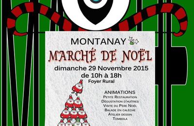 Marché de Noël à Montanay (Rhône)