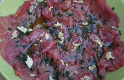 Carpaccio de boeuf