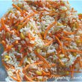 Salade de riz maïs et carotte 