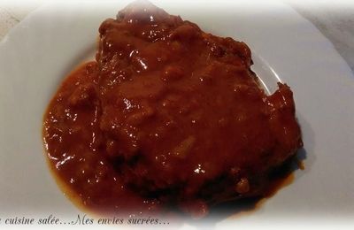 GRILLADES DE PORC SAUCE AU VIN
