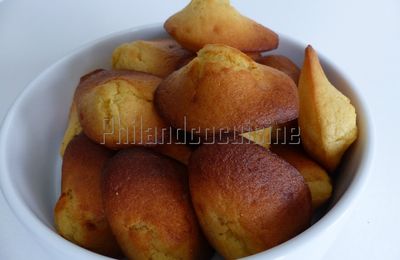 Madeleines aux zestes de citron