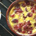 Les mini-clafoutis aux framboises