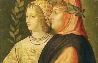 François Pétrarque / Francesco Petrarca (1304 - 1374) : « Le premier jour que trépassa la belle... / « Li angeli elleti, e l'anime beata... »