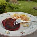 Steak de betterave rouge