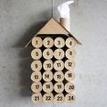 DIY récup' : calendrier de l'Avent "Sa maison est en carton ..."