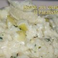 Risotto aux courgettes et parmesan