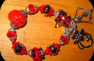 Bracelets en perle de verre filé