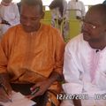 Cérémonie d'inauguration d'une mosquée à Lanfiarakoura avec les membres de l'ADED