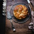 Brioche des reines à la frangipane.