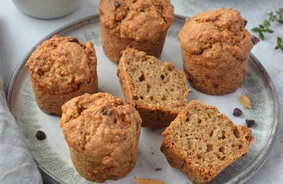 Muffins à la poire & à la cardamome #vegan 