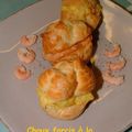 Profiteroles aux fruits de mer