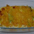Gratin de poireaux au haddock
