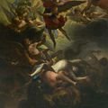 Antoine RIVALZ (Toulouse 1667 - 1735). Saint Michel terrassant les anges rebelles