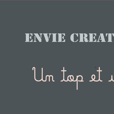 Un top et une robette pour un duo mère-fille