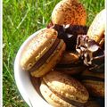 Macarons Choco/Passion ou le Mogador de M.Hermé !