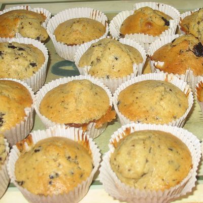 Les muffins à l'orange et aux pépites de chocolat du papa d'Augustine