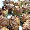 Muffins courgettes-chèvre et carottes-cumin