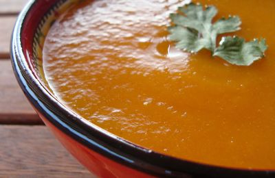 Tite soupe carotte, orange & gingembre