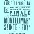Stade Foyen, la finale contre Montélimar en 1979