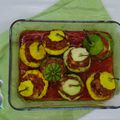 Mini pâtissons farcis aux noix et au chèvre