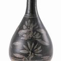 A 'Henan' iron-painted black-glazed vase, yuhuchunping, Song dynasty