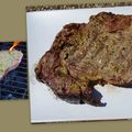 Côte de boeuf à la moutarde et chimichurri