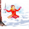 Alice sous la neige