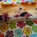 Gâteau au fromage blanc et aux fruits rouges