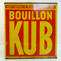 Objet Pub ... Grande BOITE METAL * Bouillon KUB 