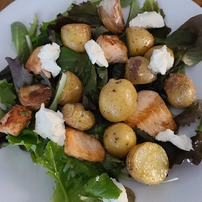 Salade saumon et pommes de terre