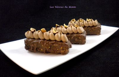 Fingers moelleux et ganache au gianduja