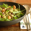  Et si on faisait un Lundi sans viande ? SALADE DE RIZ, HARICOT ROUGE, ROQUETTE, NOIX DE CAJOU & PESTO ASSORTI